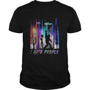 Bigfoot I Hate People Shirt